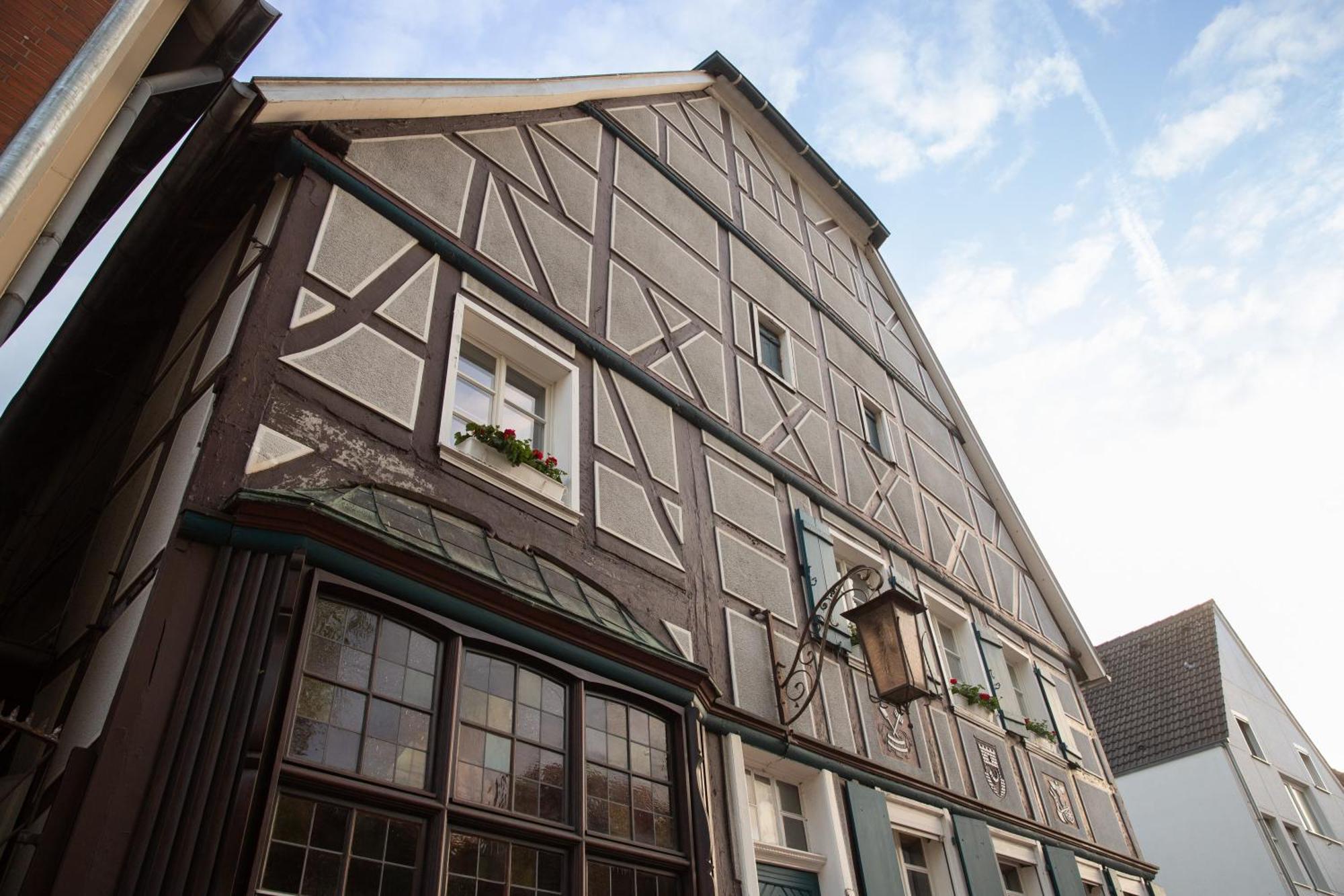 Gasthaus Benke, Fachwerkhaus In Westfalen Datteln Bagian luar foto